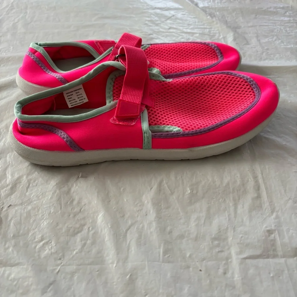 Wonder Nation Pink Toddler Water Shoes SZ 4 - 5 Worn 1X